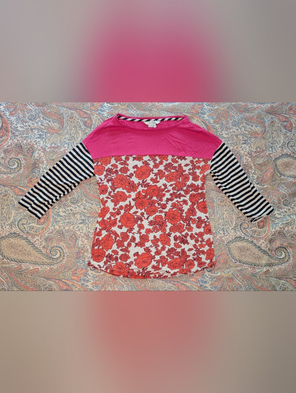 Boden 3/4 Sleeve Top Size US4